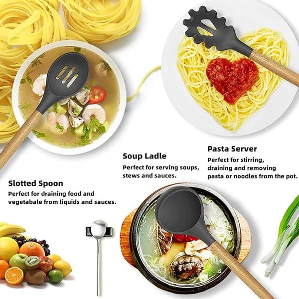 12 Pcs Cooking Utensils Set - Barakaq