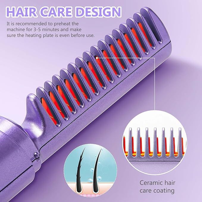 Portable Hair Straightener Comb - Barakaq