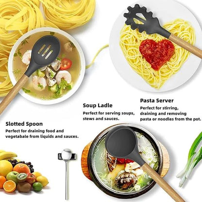 12 Pcs Cooking Utensils Set - Barakaq