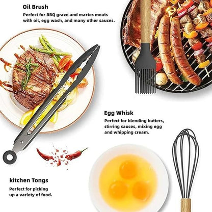 12 Pcs Cooking Utensils Set - Barakaq