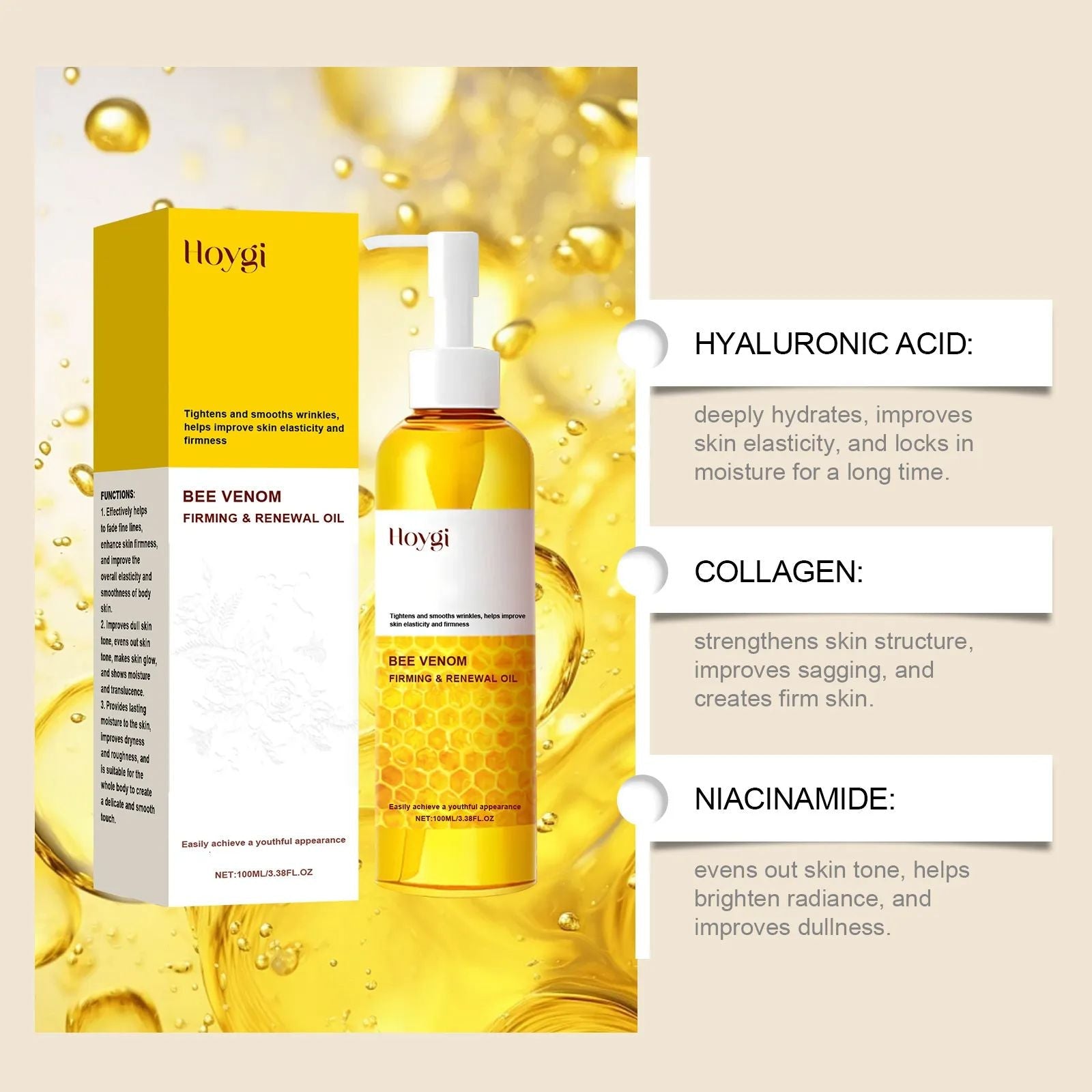bee venom firming and renewal oil - Barakaq