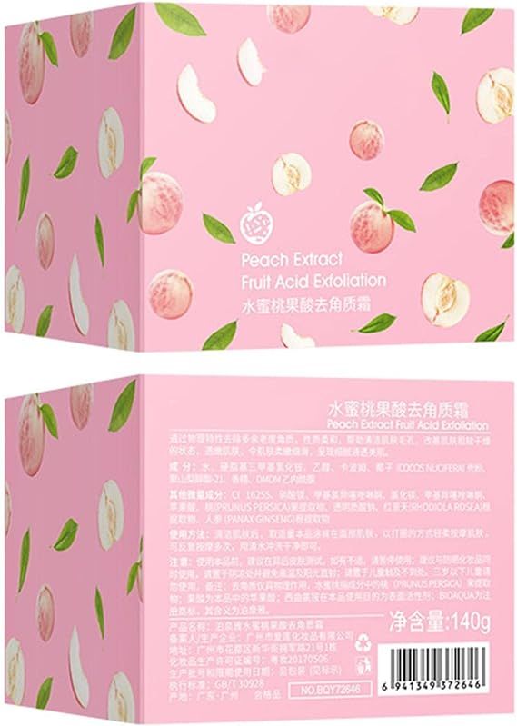 Peach Extract Fruit Acid Exfoliating Face Gel Cream - Barakaq