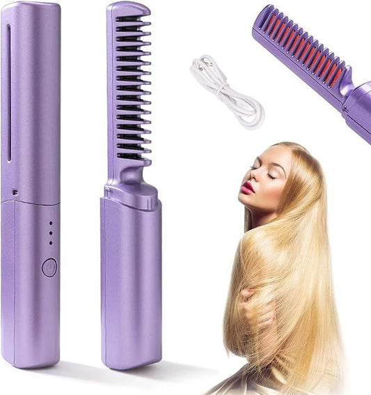 Portable Hair Straightener Comb - Barakaq